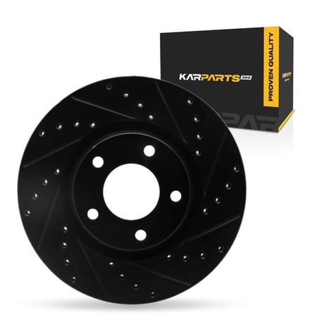 KarParts360 For Mazda 3 Sport 2010 2011 2012 2013 Brake Rotor Front, Passenger Side | Cast Iron | Vented | 25 Millimeters/0.98 Inches Nominal Thickness | 300 Millimeters/11.81 Inches Outside Diameter