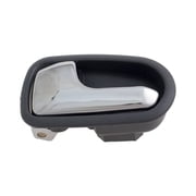 KarParts360 For Mazda 626 1993 94 95 96 1997 Interior Door Handle Driver Side | Front Or Rear | Gray Housing | Plastic | Chrome Lever Finish | Rectangle Shape | Replacement For S54N-59-330B-05