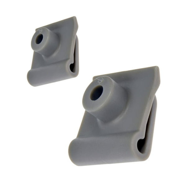 KarParts360 For Mazda 626 1998 99 00 01 2002 Clip Nut Assortments | Nylon Material | Gray | Bumper Clips Fastener | Rectangular Shape | Clockwise Right Thread Direction | 2 Pieces | For B45556135