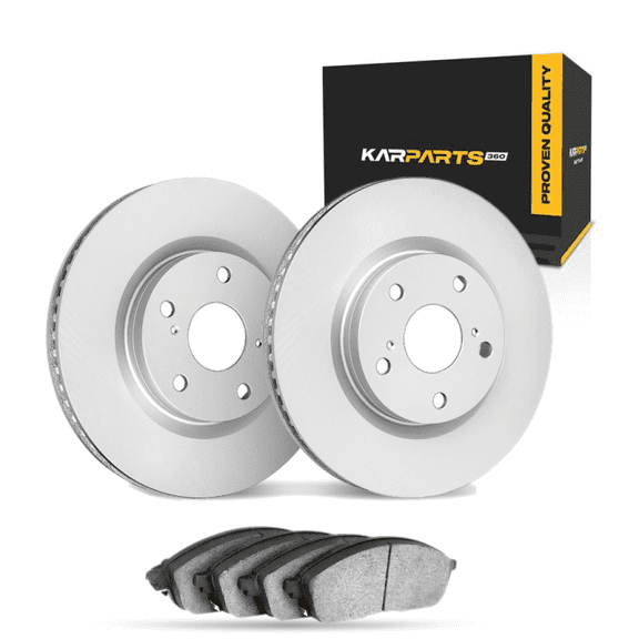 KarParts360 For Mazda B3000 2003 04 05 06 07 2008 Brake Set Front | Cast Iron Rotor Material | Vented Rotor | Performance/Racing Driving Style | Plain Style | 120 mm/4.72 Inches Bolt Circle | 5 Lug