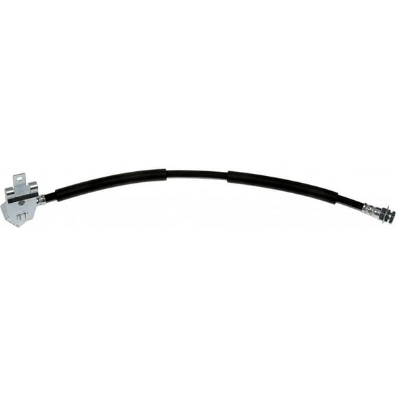 KarParts360 For Mazda B3000/B4000 1994-2006 Brake Hose | Stamped Steel Bracket | 18.88 inches Axis 1 Length | With Bracket | Black Color | Flexible Hose Type | Replacement For E9TZ-2282-B, F0TZ-2282-