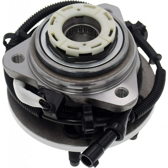 KarParts360 For Mazda B4000 1998-2004 Wheel Bearing and Hub | Steel | Sensor Type | Anti Lock Braking System | 114.3MM Bolt Circle Diameter | 72MM Brake Pilot Diameter | For F87A1104-AB, F87Z1104-AB