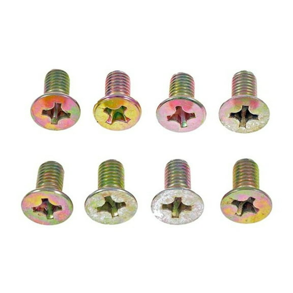 KarParts360 For Mazda CX-9 2007-2013 Disc Brake Rotor Retaining Screws | Steel | Coarse Thread | Phillips Head Drive | Tapered Head Seat | 14.5MM Head Diameter