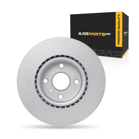 KarParts360 For Mazda MX-5 Miata 2016-2025 Disc Brake Rotor Front | Cast Iron | Coated | 55 Millimeters/2.17 Inches Center Hole Diameter | 20 Millimeters/0.79 Inches Discard Thickness | 4 Lug Hole