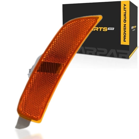KarParts360 For Mazda MX-5 Miata 2016-2025 Side Marker Light Driver Side | Front | Amber Lens | PC-CM110F Plastic Housing | PMA Plastic Lens | With Bulbs | Replacement For MA2550115 | NA1J515F0B