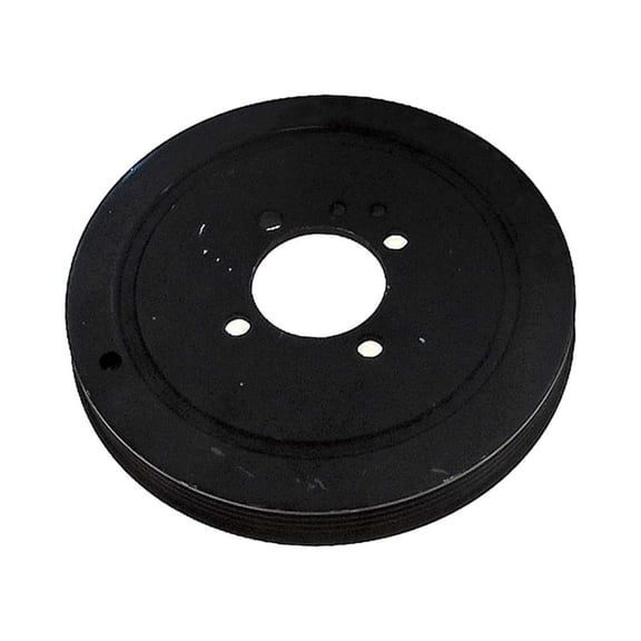 KarParts360 For Mazda Protege 1996 97 98 99 00 2001 Harmonic Balancer | Black Color | Serpentine Drive Belt Type | 1 Mounting Hole | Degree Markings Included | Replacement For B57711401, B6BF11401