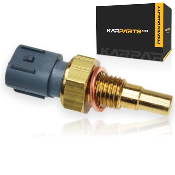 KarParts360 For Mazda Protege 1997 1998 1999 Engine Coolant Temperature Sensor | Gold Classification | Blade Terminal | Male Connector | 12 mm Threaded End Diameter | 3 Terminals