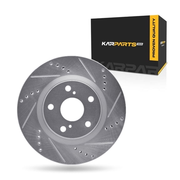 KarParts360 For Mazda RX-7 1993 1994 1995 Brake Rotor Front, Passenger Side | Cast Iron | Vented | 72 Millimeters/2.83 Inches Center Hole Diameter | 294 Millimeters/11.57 Inches Outside Diameter