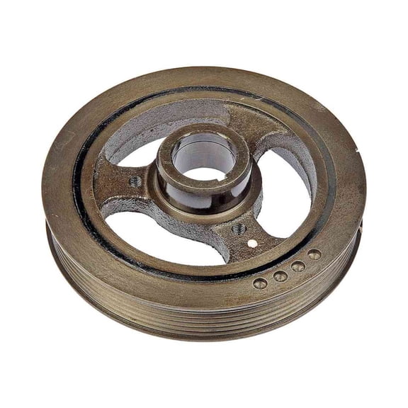 KarParts360 For Mazda Tribute 2001 02 03 04 05 2006 Harmonic Balancer | Gray | Serpentine Drive Belt | Keyway | 1 Mounting Hole Quantity | Replacement For AJ0311400, AJ5111400