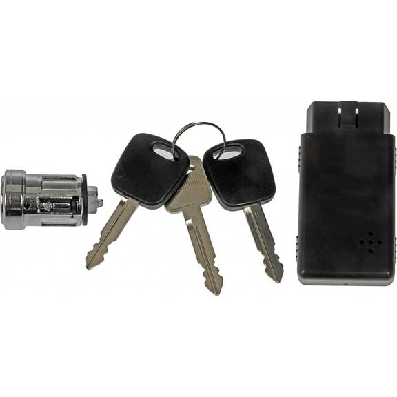 KarParts360 For Mazda Tribute 2001 2002 2003 2004 Ignition Lock Cylinder | Silver Housing Color | Metal Housing Material | Key Programmable | 2 Key | With Keys | Metal Lock Material | 1L2Z-11582-BC