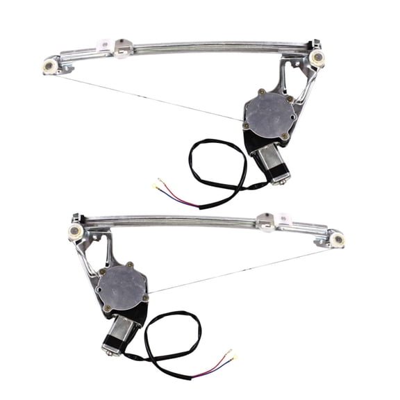 KarParts360 For Mercedes-Benz 300D/300E/300TE 1990 1991 1992 1993 Window Regulators Rear, Driver and Passenger Side | Pair | Power | With Motor | 124 Chassis | Sedan/Wagon | For MB1551101, MB1550101