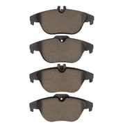 KarParts360 For Mercedes-Benz C180 2011 12 13 14 15 2016 Disc Brake Pads | Ceramic Friction | Electronic Pad Wear Sensor | 122.7 Millimeters / 4.83 Inches Inner and Outer Pad Width
