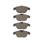 KarParts360 For Mercedes-Benz C180 2011 12 13 14 15 2016 Disc Brake Pads | Electronic Pad Wear Sensor | 54.6 Millimeters / 2.15 Inches Inner Pad Height | 52.6 Millimeters/2.07 Inches Outer Pad Height