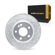 KarParts360 For Mercedes-Benz C180 2011-2018 Brake Rotor | Silver | 12 Millimeters / 0.47 Inches Nominal Thickness | 300 Millimeters / 11.81 Inches Outside Diameter | 5 Stud/Lug Hole