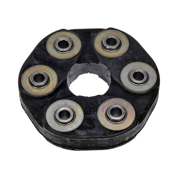 KarParts360 For Mercedes-Benz C220 1994 1995 1996 Driveshaft Flex Coupler | Rubber, Steel | Black | Bolts Attachment | 6 Bolt Hole | 10 Bolt Hole Size | Replacement For 2024101315