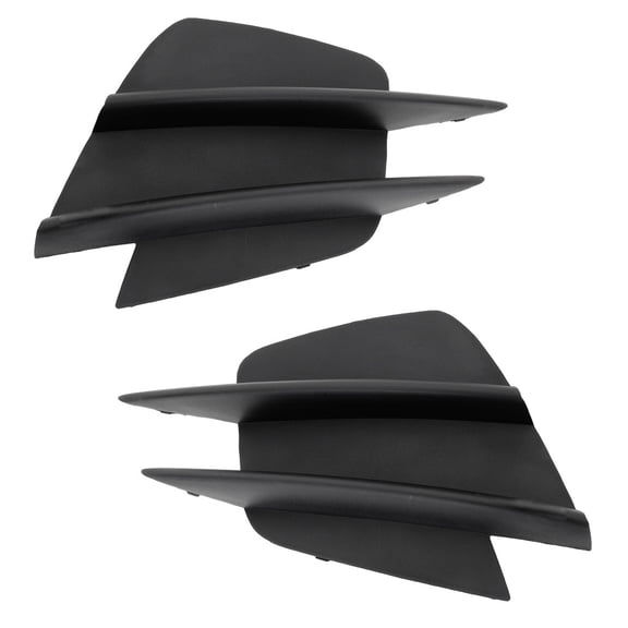 KarParts360 For Mercedes-Benz C250 2015 2016 2017 2018 Bumper Cover Grille Driver and Passenger Side | Pair | Front | Outer | Replacement For MB1038205, MB1039205 | 2058857202, 2058857302