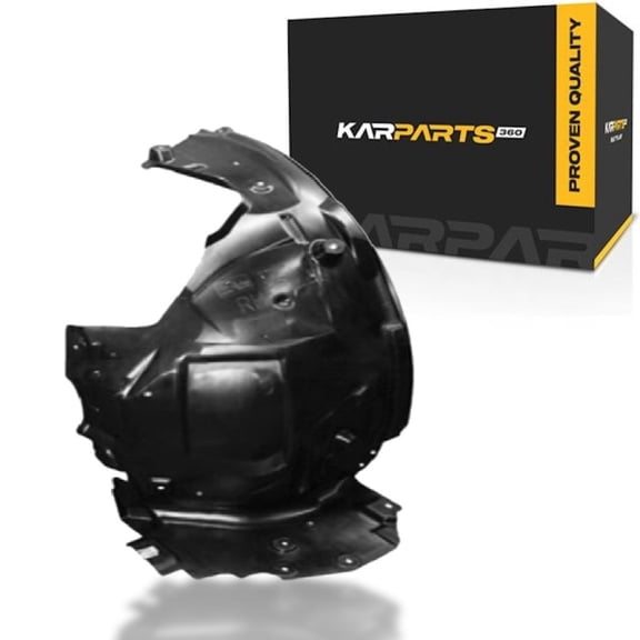 KarParts360 For Mercedes-Benz C43 AMG 2023 2024 2025 Fender Liner Passenger Side | Front | Rearward | CAPA | PP Plastic Injection Mold | Replacement For MB1249206, MB1249206C | 2068807404, 565-00000N