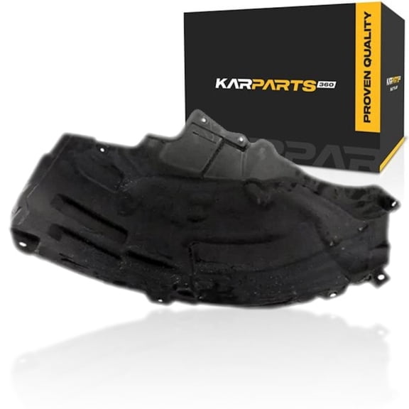 KarParts360 For Mercedes-Benz C43 AMG 2023 2024 2025 Sedan Fender Liner Passenger Side | Front | Forward | CAPA | PP Plastic | Injection Mold | Replacement For MB1249205, MB1249205C | 2068840400