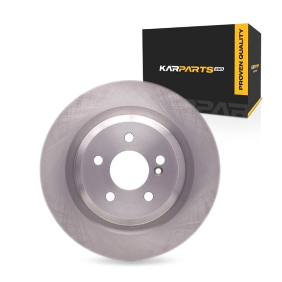 KarParts360 For Mercedes-Benz CL550 2009 10 11 12 13 2014 Brake Rotor Rear | Cast Iron | Rotors Only Design | Vented | Plain Rotor Style | 67 Millimeters/2.64 Inches Center Hole Diameter