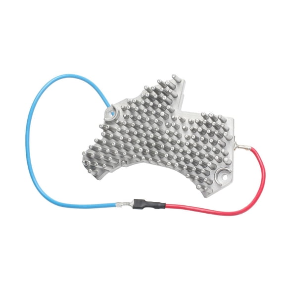 CarLights360 For Mercedes-Benz CLK430 1999 00 01 02 2003 HVAC Blower Motor Resistor | Black, Gray | Electronic Coil Type | Blade, Pin Terminal | Screw Attachment | 11.5 Inches Harness Length | 21087E