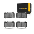 thumbnail image 1 of KarParts360 For Mercedes-Benz CLK63 AMG 2007 2008 2009 Disc Brake Pads | Low Metallic Friction | Electronic Pad Wear Sensor | 64.5mm/2.54in Inner Height | 111.6mm/4.39in Inner Width, 1 of 4