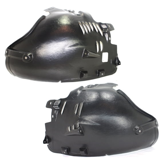 KarParts360 For Mercedes-Benz E350 2006 2007 2008 2009 Fender Liner Driver and Passenger Side | Pair Front Section All Submodels Plastic | For MB1248151, MB1249151 | 2116982930, 2116983030