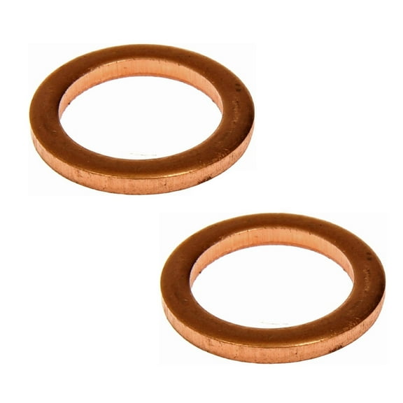 KarParts360 For Mercedes-Benz E450/GLC350e 2019 2020 Engine Oil Drain Plug Gaskets | 2 Pieces | Copper Material | Replacement For 7603014106, 7603-012102