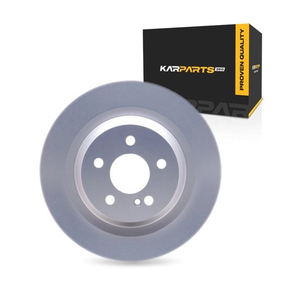 KarParts360 For Mercedes-Benz E550 2010 11 12 13 2014 Brake Rotor Rear | Cast Iron | Vented | Plain Style | 112 Millimeters/4.41 Inches Bolt Circle | 67 Millimeters/2.64 Inches Center Hole Diameter