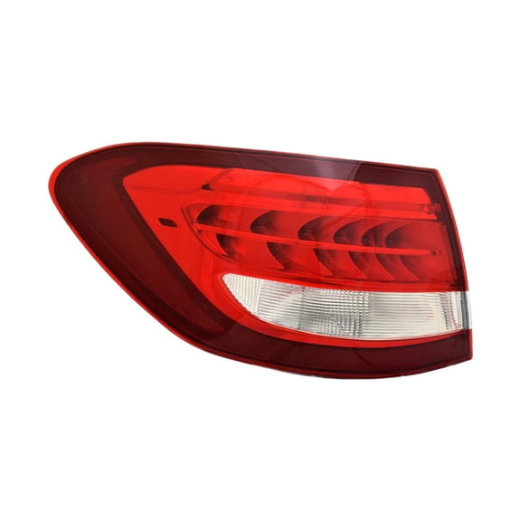KarParts360 For Mercedes-Benz GLC300 2016 2017 2018 2019 Tail Light Driver Side | Outer | CAPA | Red/Clear Lens | LED | ABS+PC Plastic Housing | With Bulbs | For MB2804129, MB2804129C | 253906070064