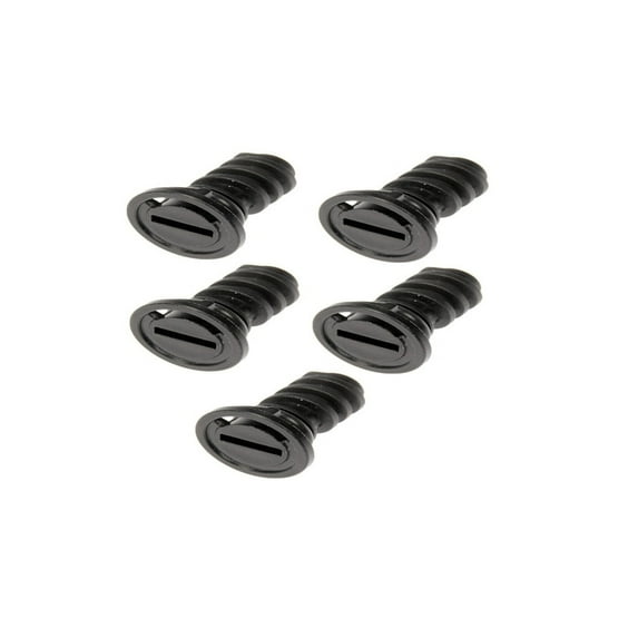 KarParts360 For Mercedes-Benz GLE350/GLE450e 2024 Engine Oil Drain Plugs | 5 Pieces | Plastic | Black | Round Head Drive Type | Conventional Drain Method | O-Ring Gasket Type | 29902017, A0029902017