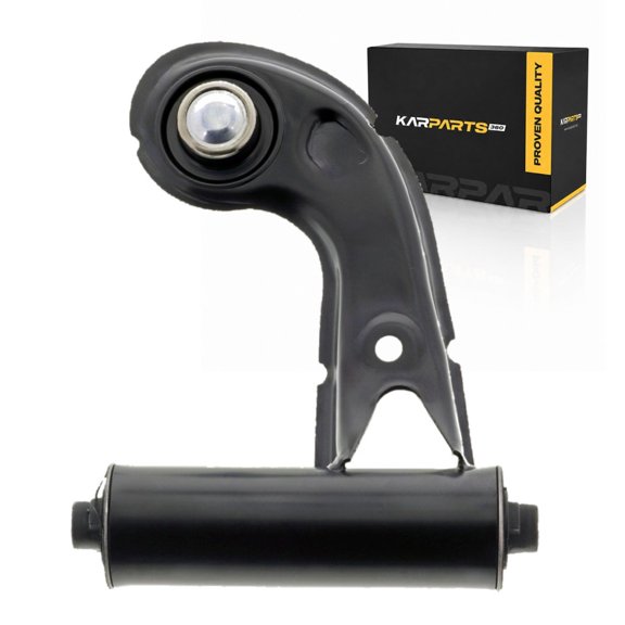 KarParts360 For Mercedes-Benz SLK320 2001 2002 2003 2004 Control Arm and Ball Joint | Steel | Press In | Threaded Ball Joint Stud | Black Control Arm | Rubber Bushing