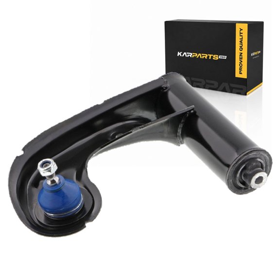 KarParts360 For Mercedes-Benz SLK320 2001 2002 2003 2004 Control Arm and Ball Joint | Steel | Press In | Threaded Ball Joint Stud | Rubber Bushing | Black Control Arm