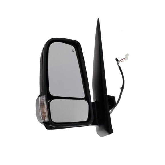 KarParts360 For Mercedes-Benz Sprinter 1500 2019 20 21 22 2023 Door Mirror Driver Side | Textured Black | Power Glass | Heated | Power Folding | Short Arm | With Blind Spot Detection | For MB1320121