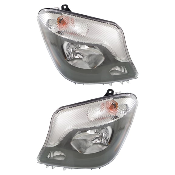 KarParts360 For Mercedes-Benz Sprinter 2500/Sprinter 3500 2014 15 16 17 2018 Headlights Driver And Passenger Side | Pair | Clear Lens | Replacement For MB2503221, MB2502221 | 9068202961, 9068202861