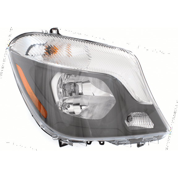 KarParts360 For Mercedes-Benz Sprinter 3500 Headlight Assembly 2014 15 16 17 2018 Passenger Side | w/Bulb | Black Housing | CAPA Certified | MB2503221