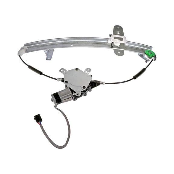 KarParts360 For Mercury Marauder 2003 2004 Window Regulator and Lift Motor Rear, Passenger Side | Plastic Gear Material | Bolt Attachment | Replacement For 1W7Z 5423394-AA, 2W7Z5427008AA