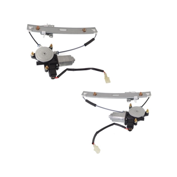 KarParts360 For Mercury Mariner 2008 2009 2010 2011 Window Motor & Regulator Assembly Driver And Passenger Side | Pair | Rear | Power | Cable Type | Anti-Pitch Excluded | For FO1550122, FO1551122