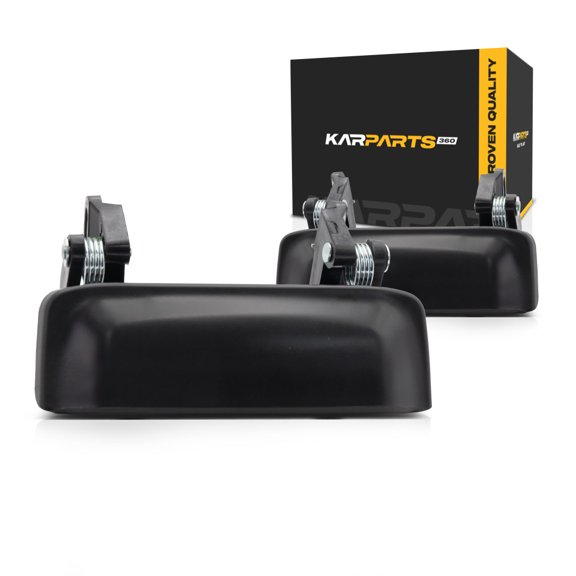 KarParts360 For Mercury Mountaineer 1998 1999 2000 2001 Exterior Door Handle Driver And Passenger Side | Pair | Front | Outer | Black | Replacement For FO1310117 | 2L2Z7822404AAPTM, 615343485539