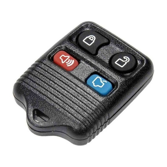 KarParts360 For Mercury Sable 1998-2005 Keyless Remote Case | Plastic Material | Black | Lock/Unlock/Trunk And Panic Button Functions | 4 Button | Replacement For 2S4Z15K601AA, 3W7Z15K601-AA