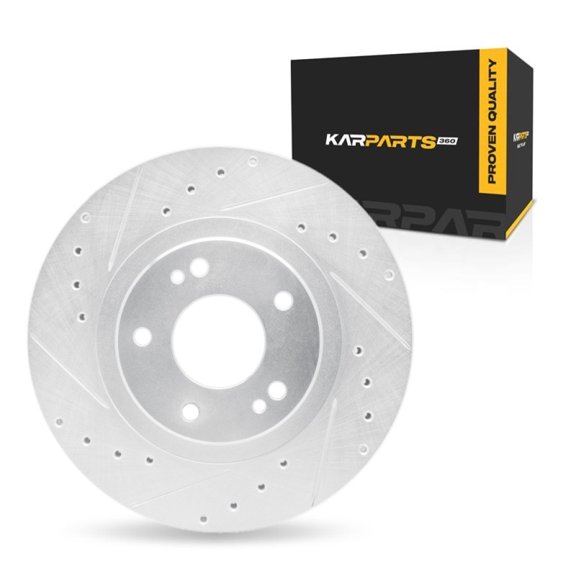 KarParts360 For Mitsubishi 3000GT 1991 1992 1993 Brake Rotor Front, Driver Side | Cast Iron | Vented | 30 Millimeters/1.18 Inches Nominal Thickness | 296 Millimeters/11.65 Inches Outside Diameter