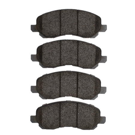 KarParts360 For Mitsubishi ASX 2013 2014 2015 Brake Pads | Ceramic Friction | Mechanical Pad Wear Sensor | 55mm/2.17in Inner Height | 144.8mm/5.70in Inner Width | 55mm/2.17in Outer Height