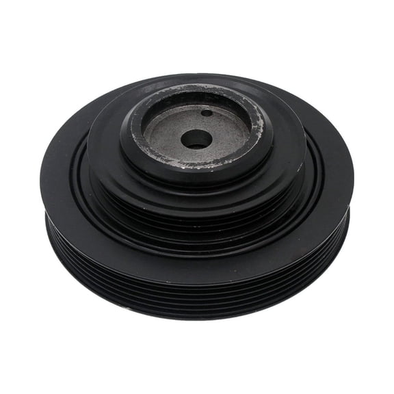 KarParts360 For Mitsubishi Diamante 1992 1993 1994 1995 Harmonic Balancer | Black Color | Serpentine Drive Belt Type | 1 Mounting Hole | Degree Markings Included | Replacement For MD177199, MD008959
