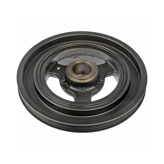 KarParts360 For Mitsubishi Eclipse 1995 96 97 98 1999 Harmonic Balancer | Black Color | Serpentine Drive Belt Type | 1 Mounting Hole | Replacement For 4667772, M04667772