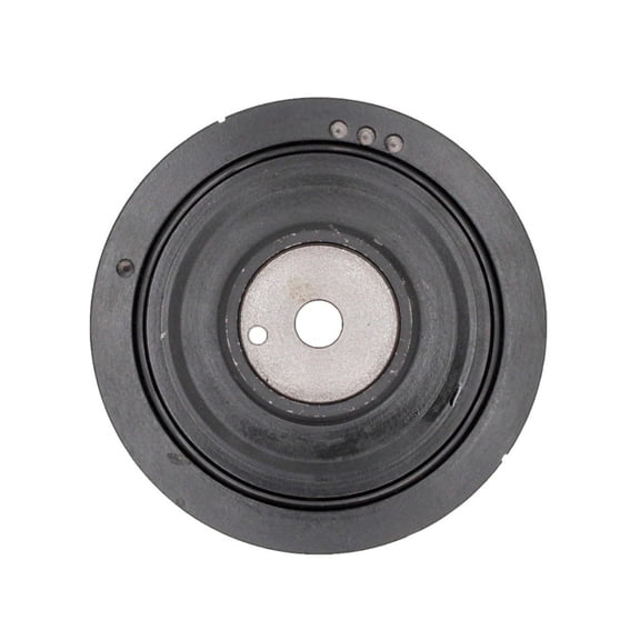 KarParts360 For Mitsubishi Eclipse 2000 01 02 03 04 2005 Harmonic Balancer | Black Color | Serpentine Drive Belt Type | 1 Mounting Hole | Degree Markings Included | Replacement For MD333325, MN119375
