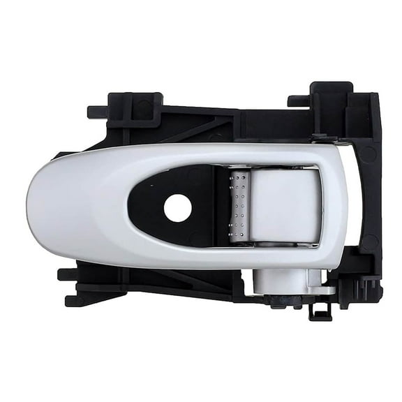 KarParts360 For Mitsubishi Eclipse 2006-2012 Interior Door Handle Passenger Side | Front | Plastic Material | Silver | Irregular Shape | Lockable | Replacement For MR987620HA