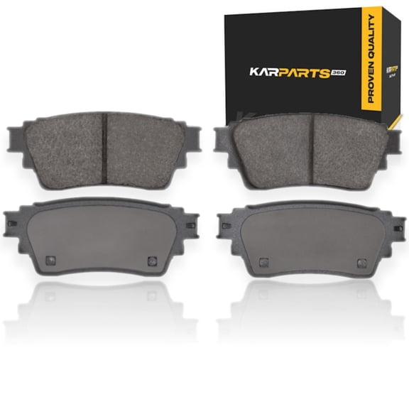 KarParts360 For Mitsubishi Eclipse Cross 2022 2023 2024 2025 Brake Pads | Ceramic | Mechanical Pad Wear Sensor | 41.9 Millimeters / 1.65 Inches Inner Height