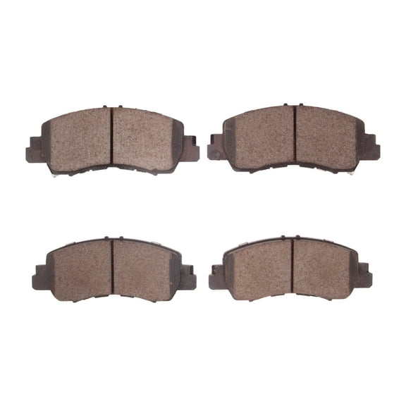 KarParts360 For Mitsubishi Eclipse Cross 2022 2023 2024 2025 Disc Brake Pads | Mechanical Pad Wear Sensor Type | 60.9mm/2.40in Inner Height | 148.7mm/5.85in Inner Width 60.9mm/2.40in Outer Pad Height