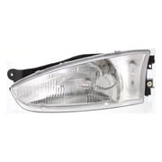 KarParts360 For Mitsubishi Mirage 1997 98 99 00 01 2002 Headlight Driver Side | Polycarbonate Lens | Composite Type | With Bulbs | Coupe | Replacement For MI2502110 | MR296307