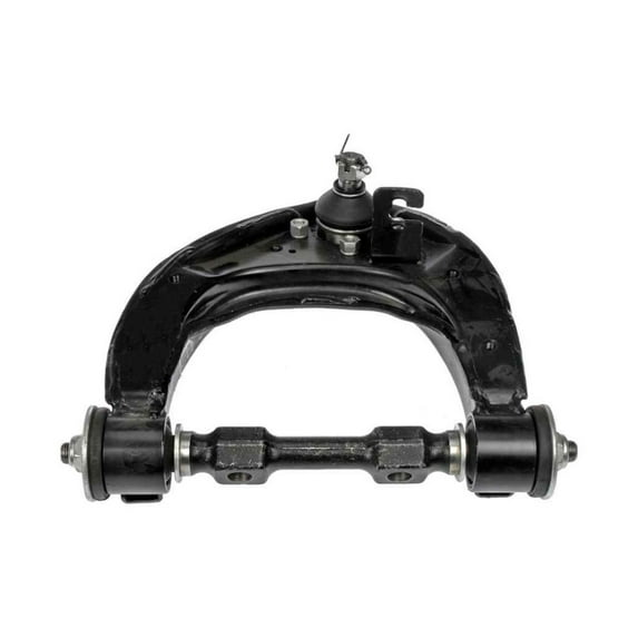 KarParts360 For Mitsubishi Montero 1992 93 94 95 96 1997 Suspension Control Arm And Ball Joint | Steel | Black | Rubber Bushing | Threaded Stud | Stamped Type | Replacement For MR296094