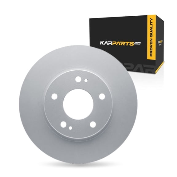 KarParts360 For Mitsubishi Outlander 2003 2004 Brake Rotor | Coated | 26 Millimeters / 1.02 Inches Nominal Thickness | 276 Millimeters / 10.87 Inches Outside Diameter | 5 Stud/Lug Hole